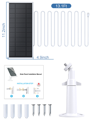 solar panel for security camera solar panel for google nest camera nest outdoor camera