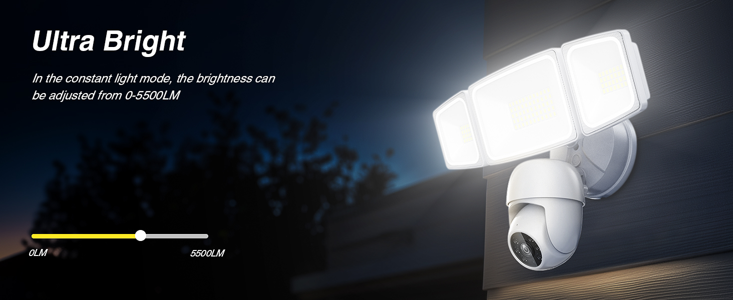 ultra bright & adjustable brightness flood light