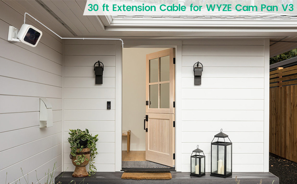 30 ft Extension Cable for WYZE Cam Pan V3