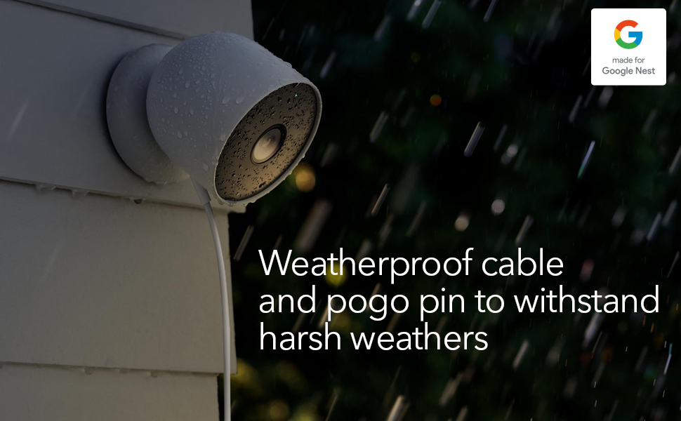 PoE Adapter for Google Nest Cam Outdoor or Indoor, Battery