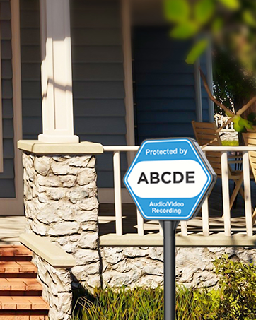 solar sign for yard