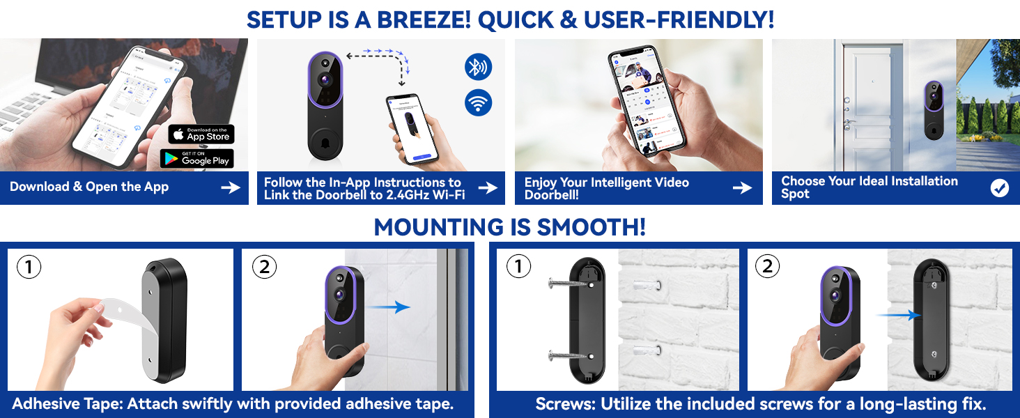 SETUP IS A BREEZE! QUICK &amp; USER-FRIENDLY!