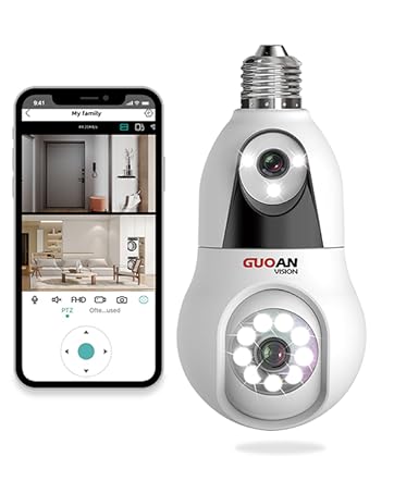 light bulb security camera