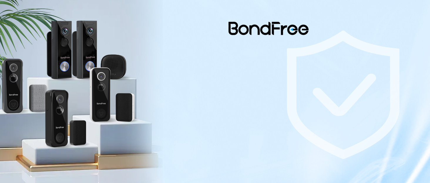 BondFree 2K HD Wireless Doorbell Camera