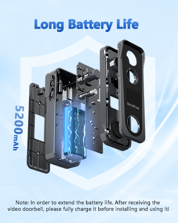 wireless video doorbell camera