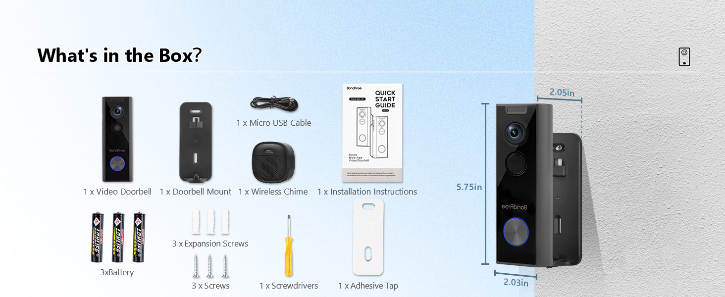 video doorbell wireless