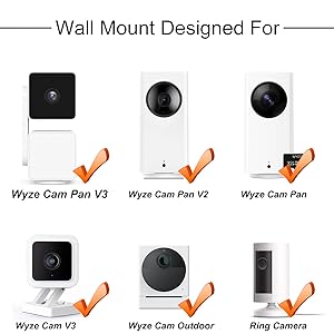 wall mount designed for wyze cam camera
