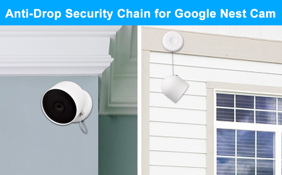 Anti-Drop and Anti-Theft Security Chain for Google Nest Cam