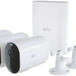 arlo pro 4 spotlight camera security bundle