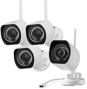 arlo pro 4 spotlight camera security bundle