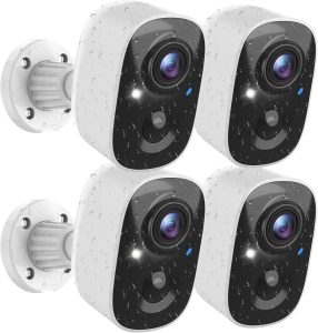 arlo pro 4 spotlight camera security bundle
