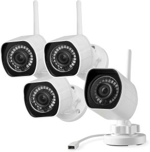 arlo pro 4 spotlight camera security bundle