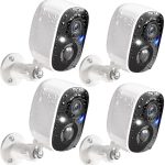 arlo pro 4 spotlight camera security bundle